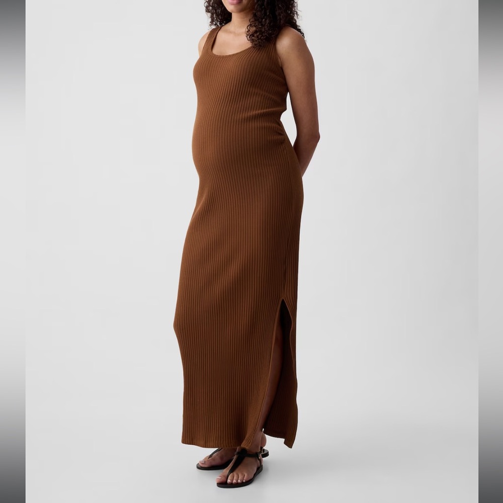 GAP Maternity Rib Maxi Dress